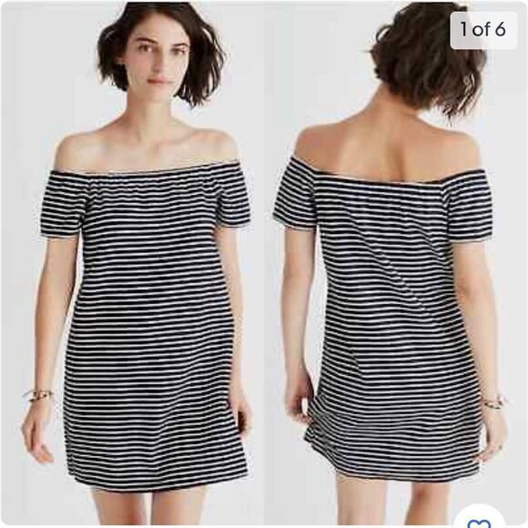 Madewell Melody Off the Shoulder Dress - Picture 1 of 5